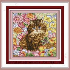 Алмазная вышивка (мозаика) "Пушистик"