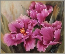 Алмазная картина (мозаика) "Прекрасные цветы"