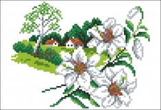 Алмазная картина (мозаика) "Родное лето"