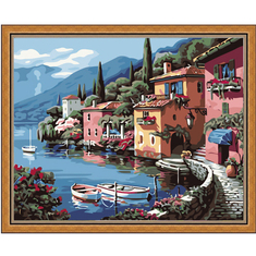 Алмазная вышивка (мозаика) "Набережная"